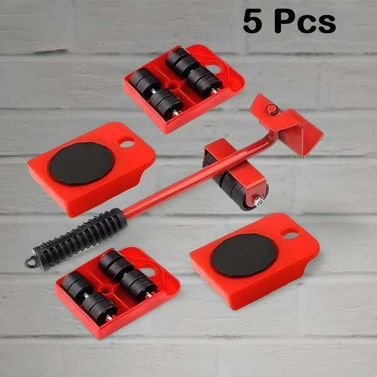 Furniture Lifter & Mover Tool Set – Heavy Duty with Wheel Pads